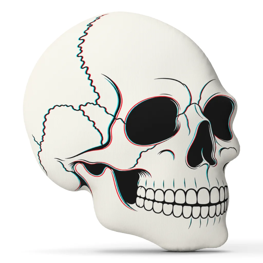 halloween skull Shaped Pillow Cushion Irregular Stuffed Throw Pillow for Sofa Home Decoration Gift