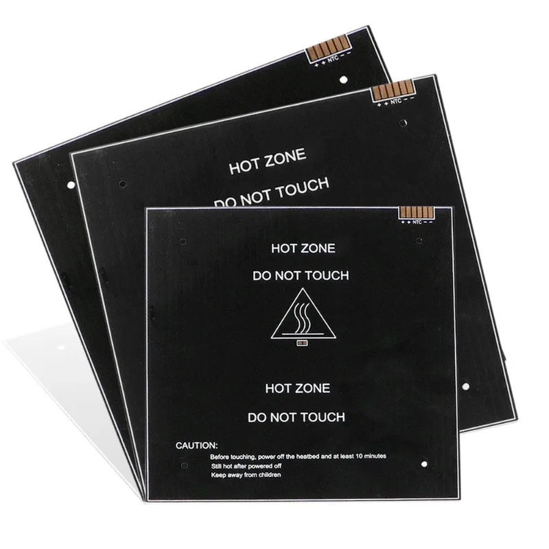 3D Printer Accessories CR-10 Hot Bed Ender-3 Heating Plate MK3 Aluminum Substrate Heating Platform Straight Rounded Corners