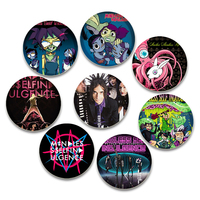 Famous American Electronic Punk Band Pins Mindless Self Indulgence Brooch Jimmy Urine Badge Backpack Shoes Jewelry Accessories