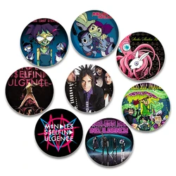 Famous American Electronic Punk Band Pins Mindless Self Indulgence Brooch Jimmy Urine Badge Backpack Shoes Jewelry Accessories