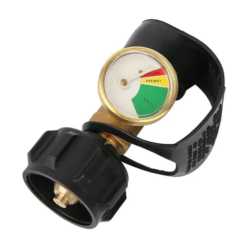 

Propane Tank Standard Indicator Camping Propane Tank Meter Grill Propane Tank Adapter Leakproof For Seamless Fit Propane Heater