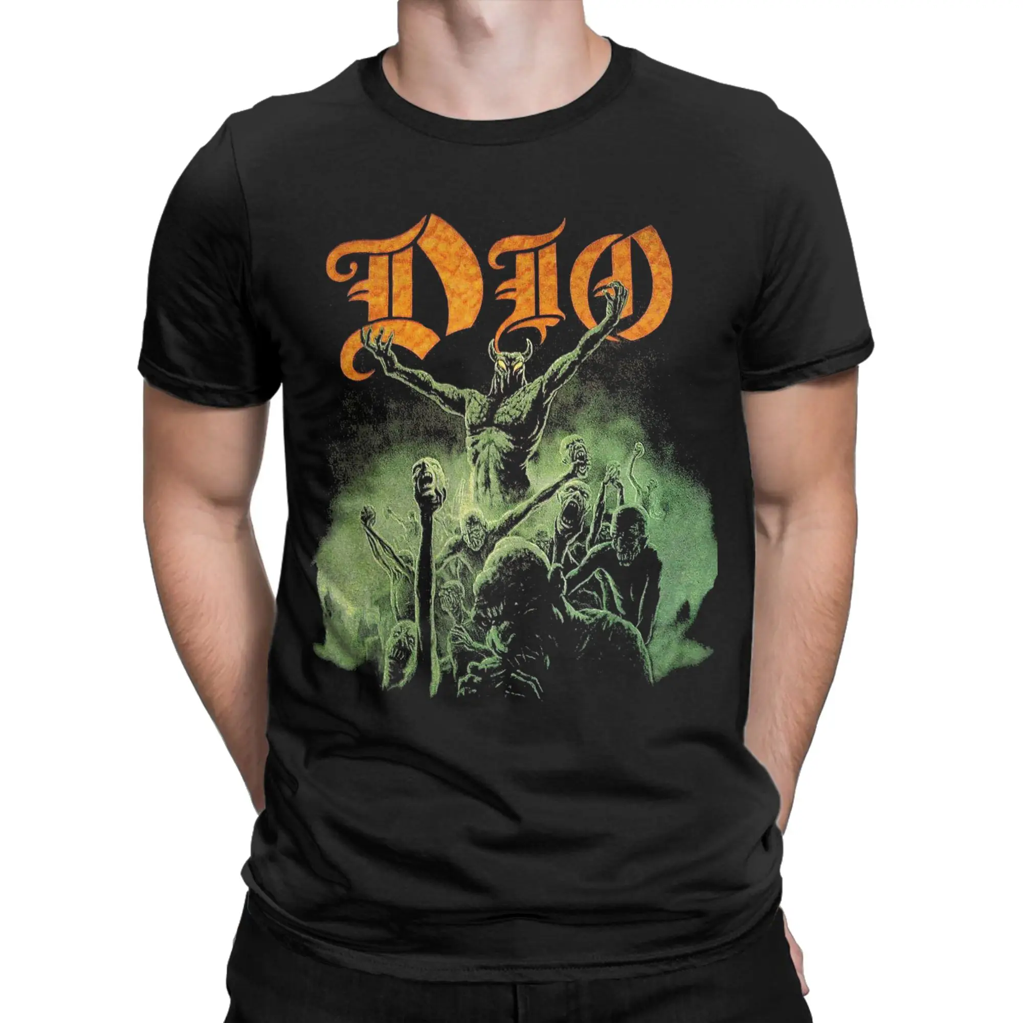 Men Dio Halloween Murray T Shirts  100% Cotton Clothing Humor Short Sleeve Round Neck Tees Birthday Gift T-Shirts