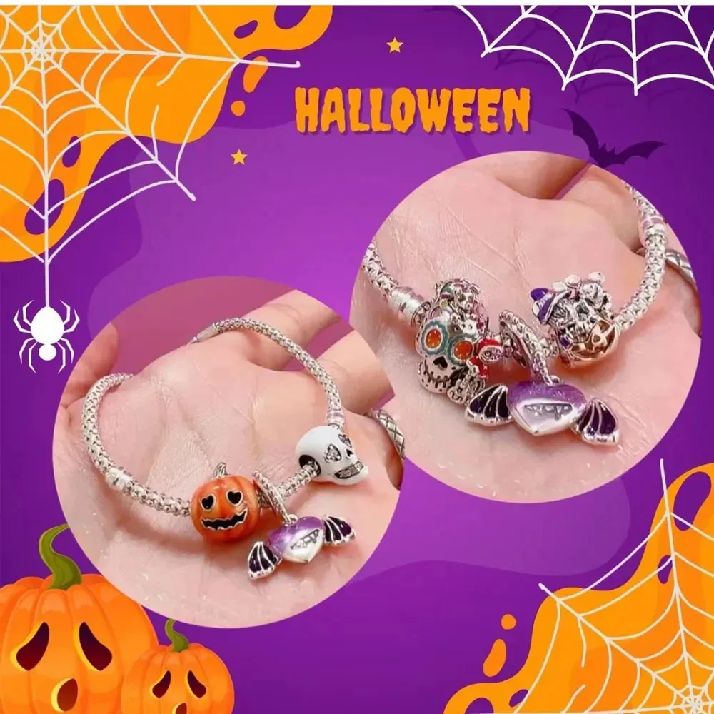 925 فضة الخرز Miniso ميني ماوس بيكسار كوكو ميغيل دانتي الجمجمة سحر صالح الإسورة أساور DIY عيد الميلاد عيد الميلاد