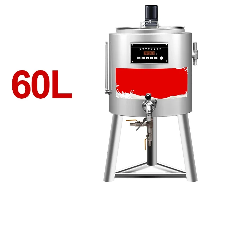 Nova máquina de pasteurização de leite, máquina de iogurte/leite/suco/liquor, agricultura e pasto, máquina de esterilização inteligente, 60l capac