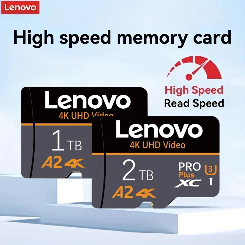 

Lenovo 2TB Micro SD Card High-Speed 2TB/1TB/512GB TF Card A2 V30 C10 Memory Card for Computers Phones Monitors Dashcams Cameras