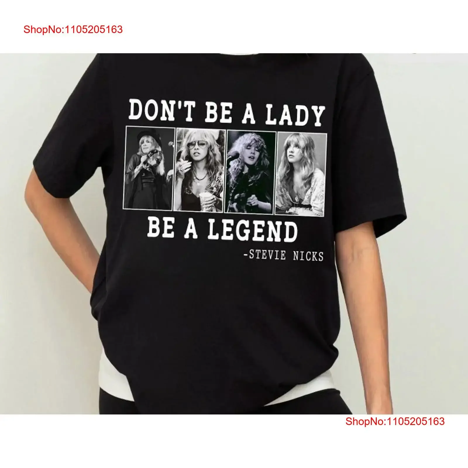 Camiseta Don't Be A Lady Legend Stevie Nicks, camiseta vintage lavada para fanáticos, para uso diario, ropa ligeramente de diseñador estirada