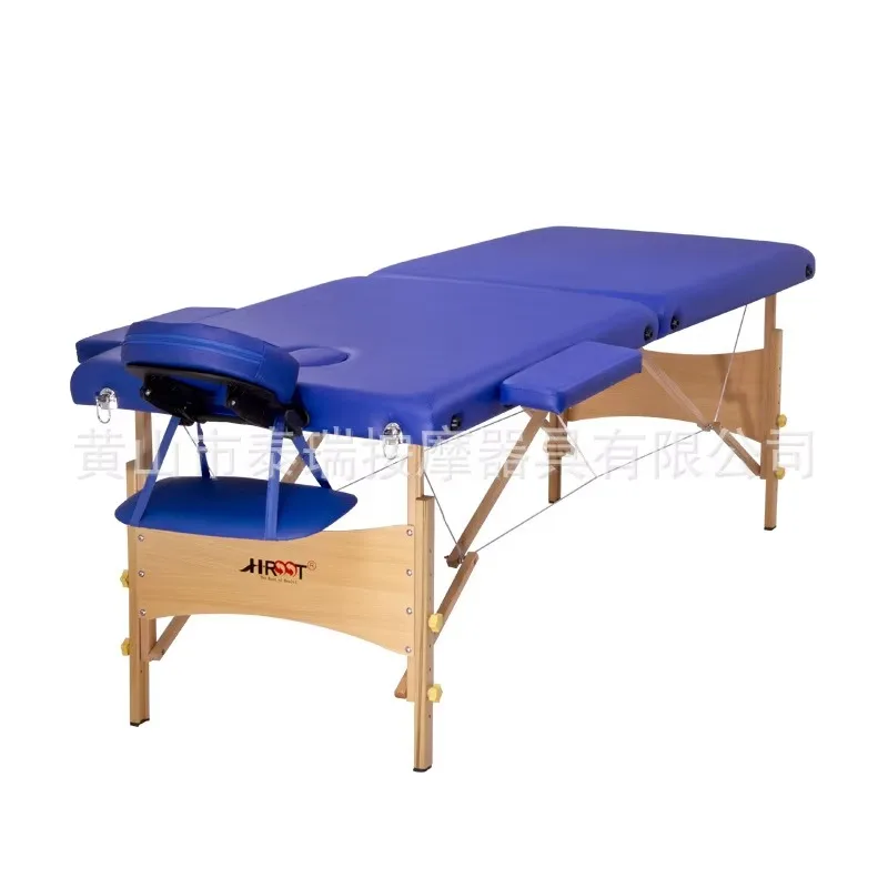 

Portable Pedicure Wooden Massage Table Lash Spa Beauty Mattresses Folding Bed Tattoo Full Body Maca Massagem Beauty Furniture