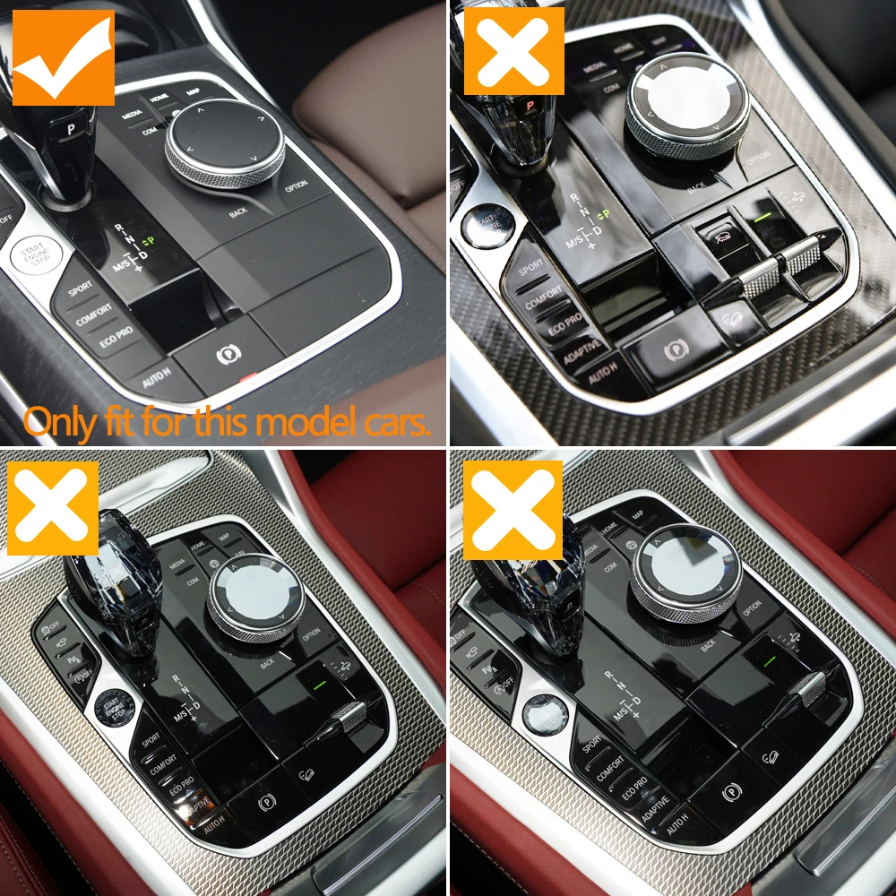 Central Console Gear Lever Modified Storage Box For BMW 2 3 4 Series Z4 X3 X4 X5 X6 F40 F44 G20 G26 G29 G01 G02 G05 G07 G08 - view 2