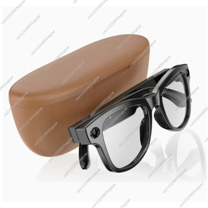AI Smart Glasses with 8MP Camera Video Recording Music Call 2K HD Storage Local Memory