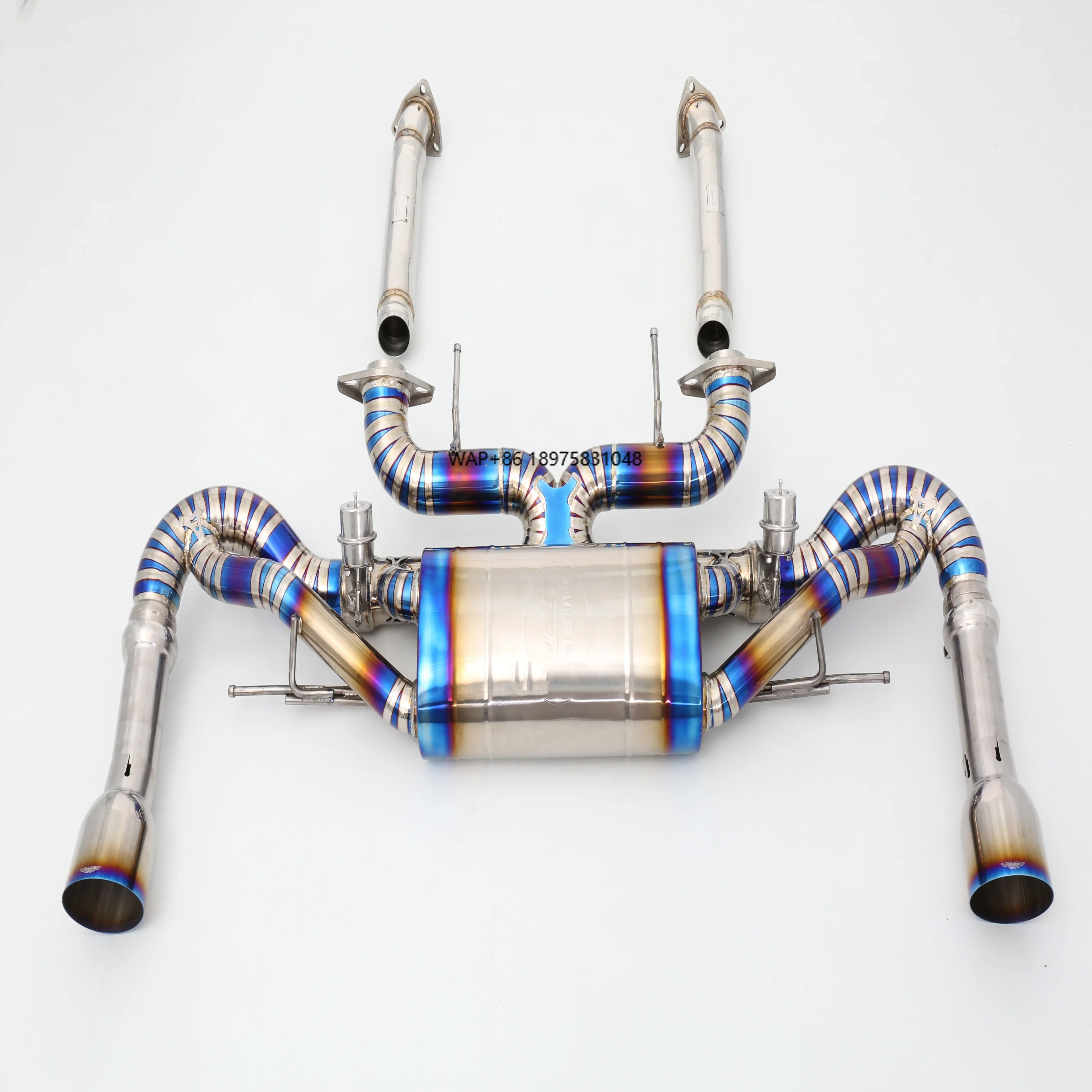Custom 304 Stainless Steel/Titanium Valved Exhaust System Designed for Vantage 4.0T V8