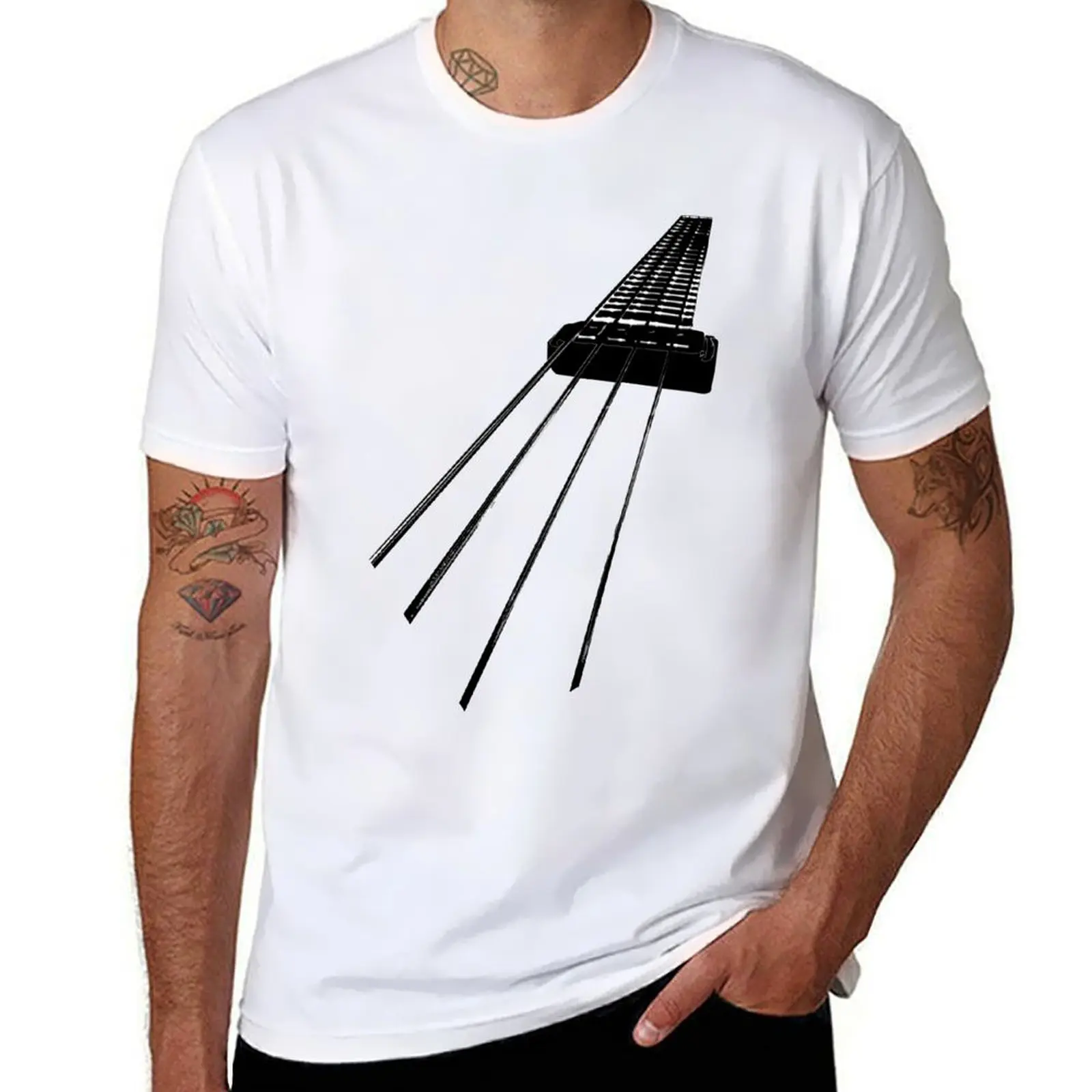 

Hofner Bass T-Shirt t shirt man cotton t shirts for man pack white T-Shirt