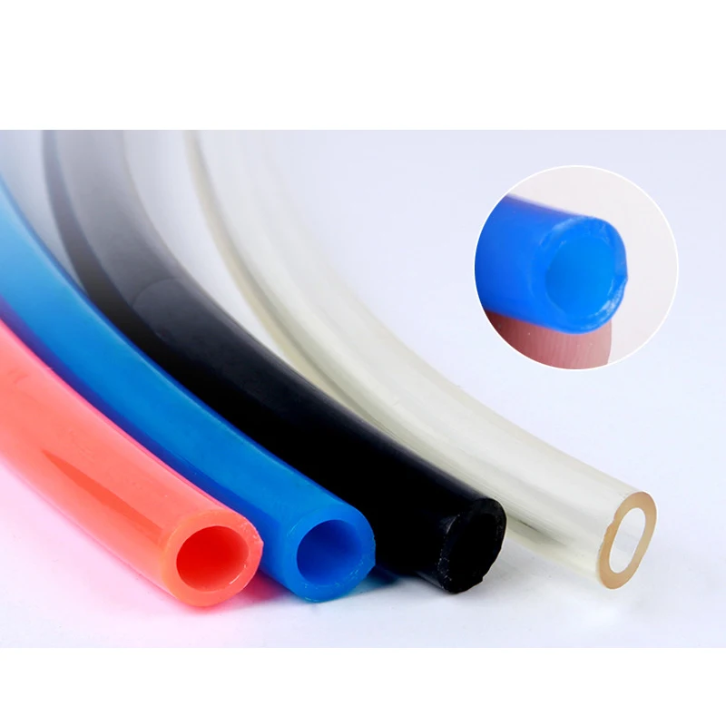 3M PU 8mm x 5mm Polyurethane Air Compressor Hose Tube With Fitting Flexible Tool Connector PU0805 Spring Tube Spiral Pipe