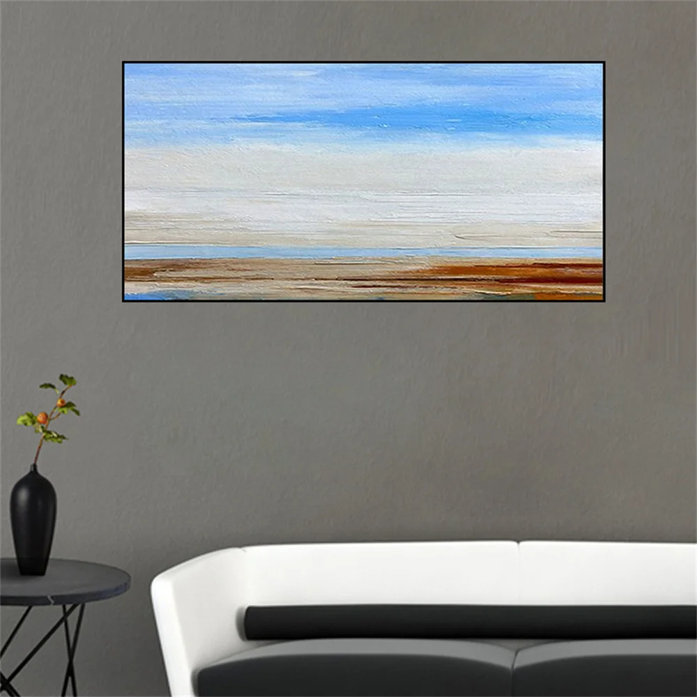 

Nordic Canvas Art The Sun Rises Sea Landscape Wall Painting Handpainted Oil Painting On Canvas Large Wall Art Modern Home Decor