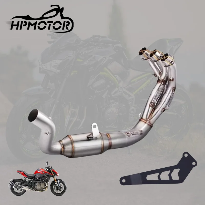

Motorcycle Exhaust Pipe full system Front Middle End Escape Refit Link Pipe Slip On For MT-09 V3 FZ-09 2021-2023