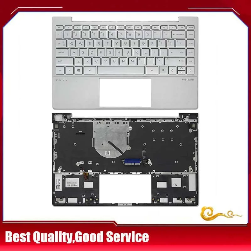 Imagem -05 - Superior e Inferior do Teclado para hp Envy 13t-ba 13-ba Tpn-c145 Lcd Tampa Traseira 98 Novo ou Case Ornamental Dobradiça de Prata 133 Polegadas Case