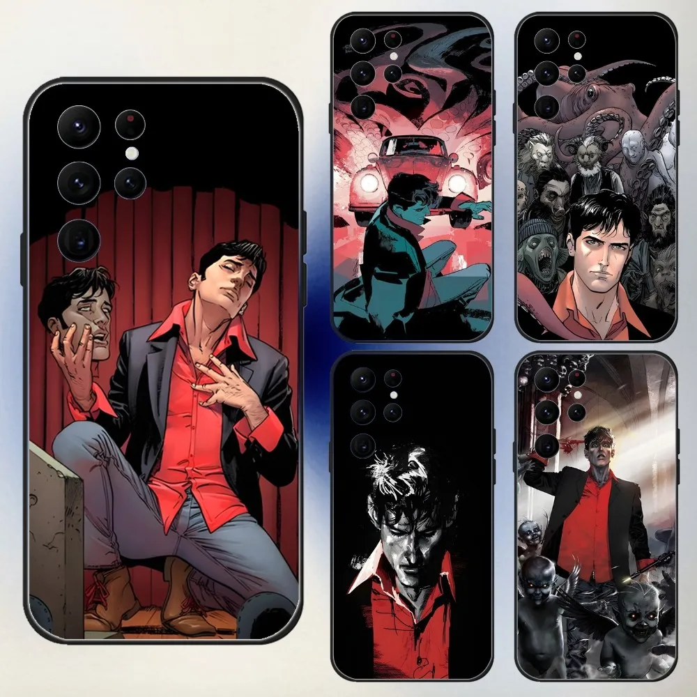 D-Dylan Dog  Phone Case For Samsung S24,23,22,30,21,10,9,Ultra,Plus,Lite,FE,5G Black Soft Case