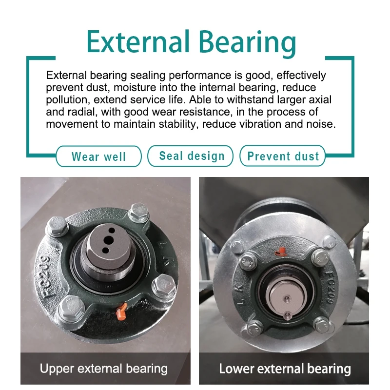 المصنع مباشرة 500 كجم الفولاذ المقاوم للصدأ آلة الخلاط العمودي البلاستيكية سعر تنافسي لمواد تغذية الحيوانات الصغيرة الكبيرة