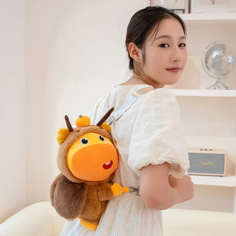ゴキブリぬいぐるみバックパック幼稚園漫画スクールバッグ子供用コインパースファッションオールマッチ学生斜め掛けバッグ