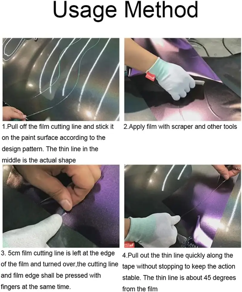 18/63 قطعة مجموعة أدوات تغليف السيارات الفينيل التفاف مجموعة أدوات قطع الفينيل تينت ممسحة مكشطة نافذة فيلم التلوين أداة السيارات احباط مجموعة #6