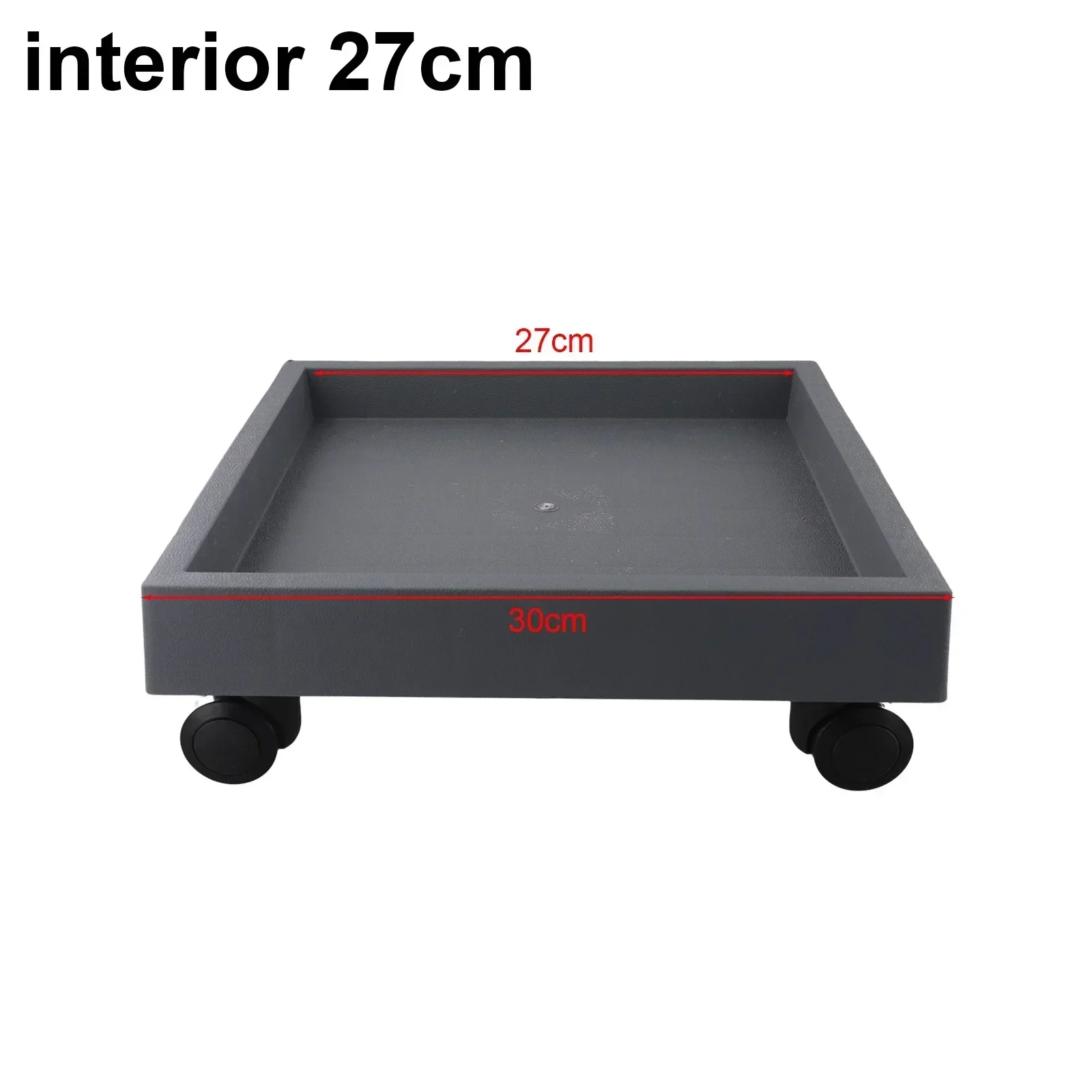 

Industrial Design Outdoor Gardening Movable Wheel Tray Plant Container Tray Internal Movement Quiet Maneuverability