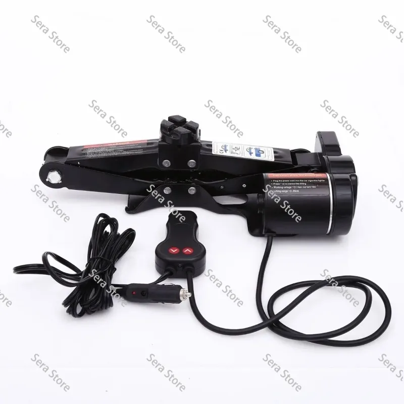 2025 Household Car Electric Jack External Plug Electric Jack Scissor Jack Tire Replacement Car Maintenance Bracket