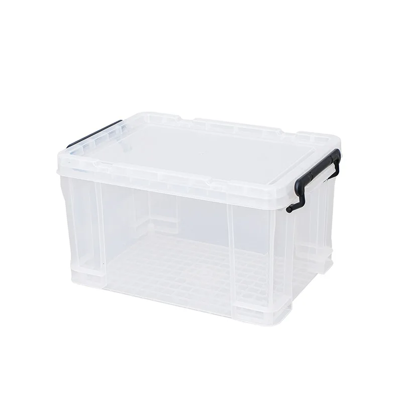 Load bearing and pressure resistant transparent storage box, oversized clothing and miscellaneous storage box, toy storage box