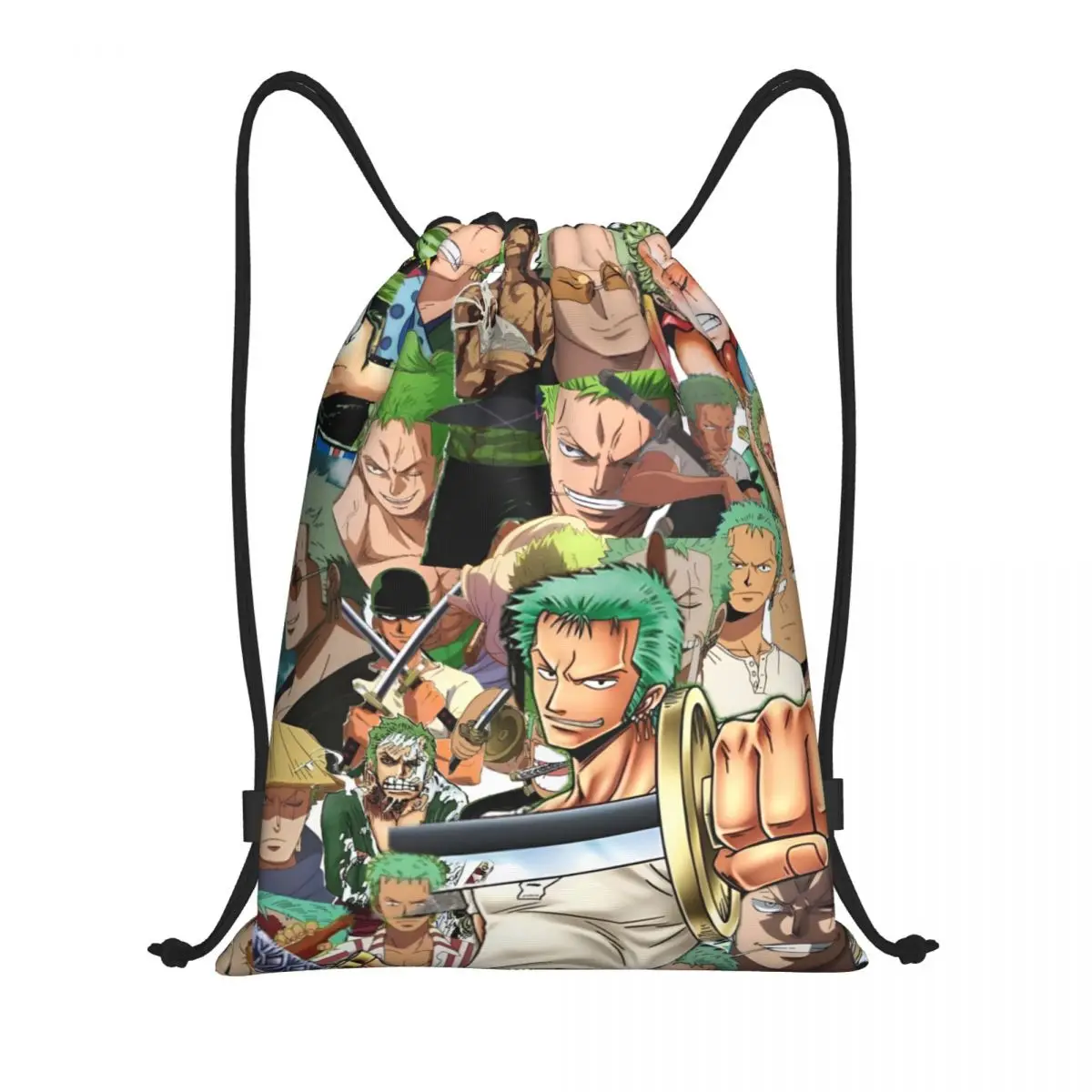 

Custom One P-Pieces Z-Zoroes Hot Comic Drawstring Bags for Training Yoga Backpacks Women Men Classic Sports Gym Sackpack