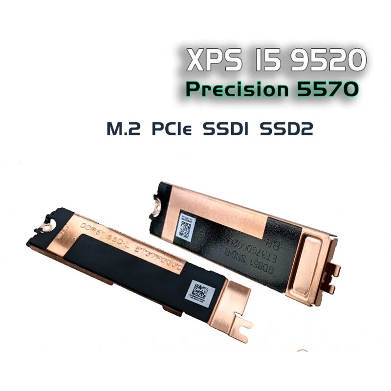 New For Dell XPS 15 9520 Precision 5570 SSD-L SSD-R M.2 2280 Heatsink Bracket