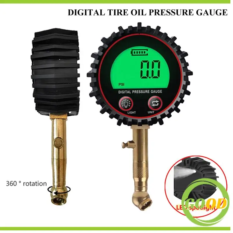 

Tire digital display gauge Large screen tire digital display manometer Fast manometer