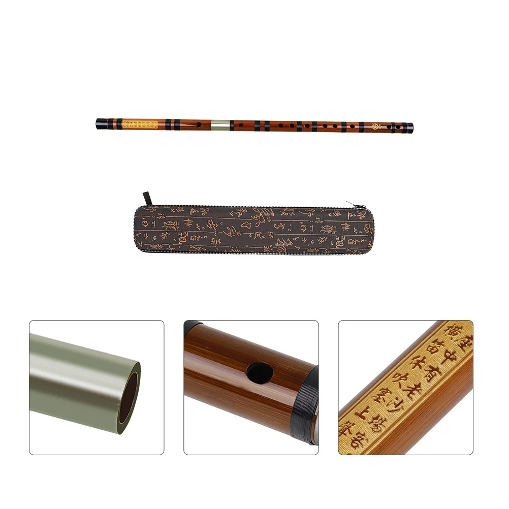 Bamboo Flute Portable Professional Practicing Musical Instruments Beginners Bitter Student Introductory Child