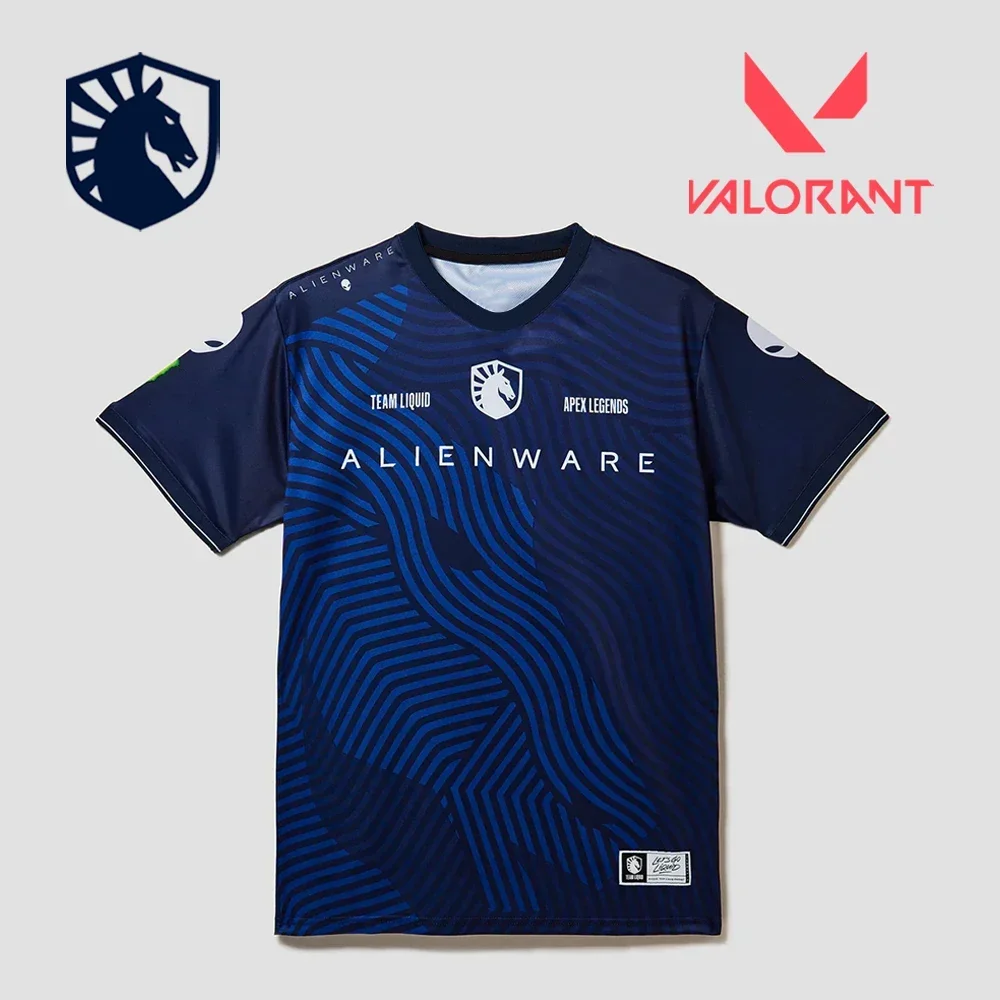 Valorant Masters Bangkok Tournament Jersey Team Liquid Training Suit Esports Team Uniform Custom T Shirts Unisex Oversized Tops