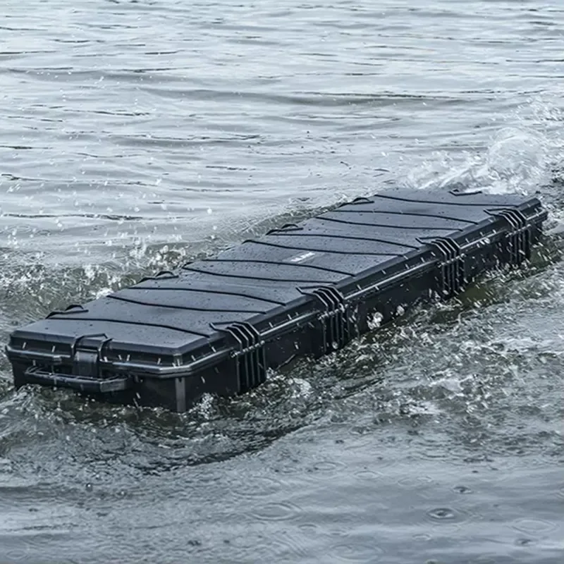 Heavy Duty Waterproof Roof Top Cargo Box with Wheels Hard Shell Reinforced Storage Container for Land Equipment Stackable