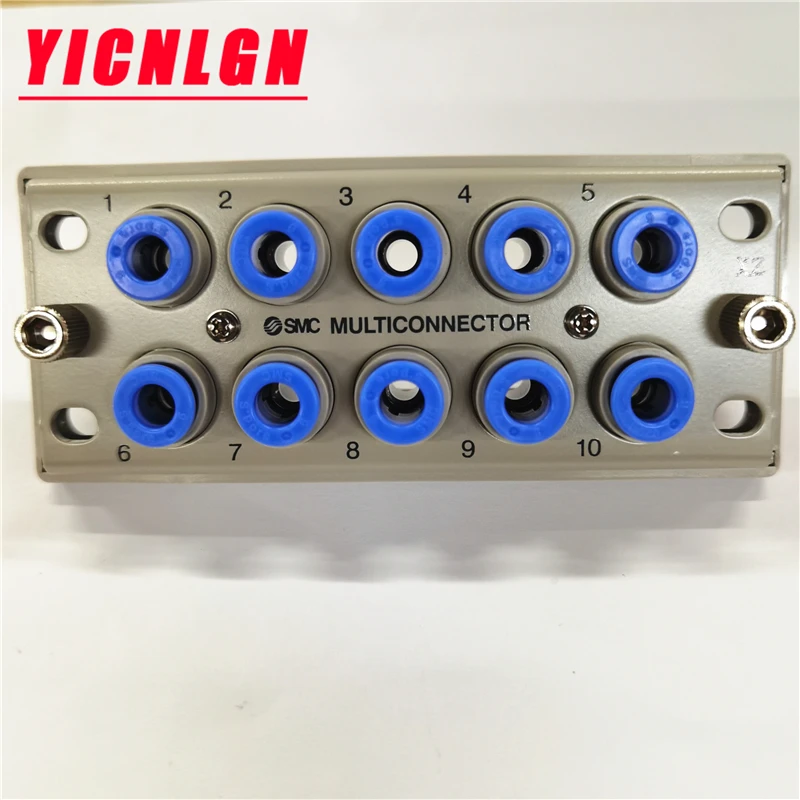 SMC pneumatic component KDM20 KDM10-04-06-08 KDM10P KDM10S KDM20P KDM20S multi-pipe butt multi-pipe joint KDM series rectangular