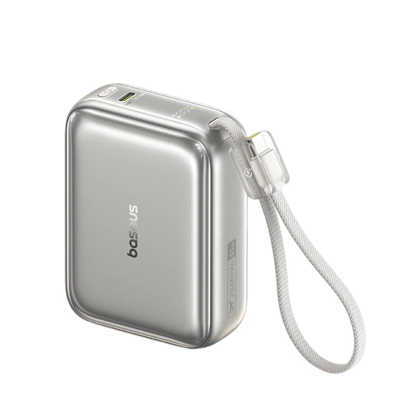 Baseus 45W Power Bank 20000mAh Wbudowany kabel USB-C, mniejszy, szybki, przenośny do iPhone 18 17 Pro Max Duo Samsung S26 Ultra — zdjęcie produktu 7