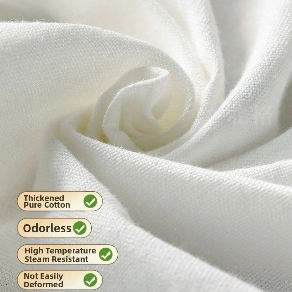 Elastic Design Cotton Lid Cover Condensation Control Heat Resistant Round Lid Protector Durable Cotton Absorbent Material