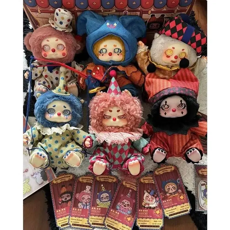 

Подлинная серия Cino Dreamland Circus, плюшевая слепая коробка, загадочная коробка, игрушки, милая экшн-фигурка аниме, кавайная модель, дизайнерская кукла, подарок