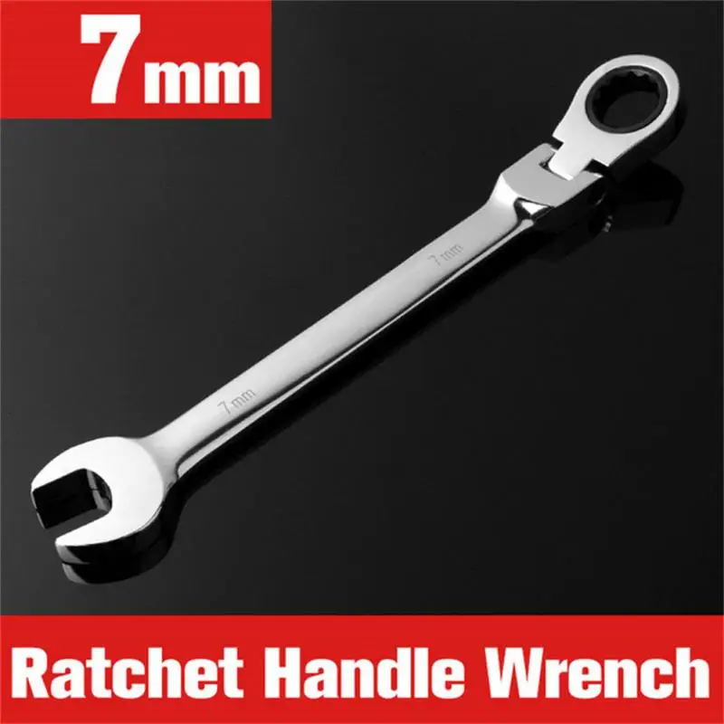 Dual Heads Ratchet Combination Wrench, Quick Release, Ferramentas Manuais, 6mm, 7mm, 8mm, 10mm, 11mm