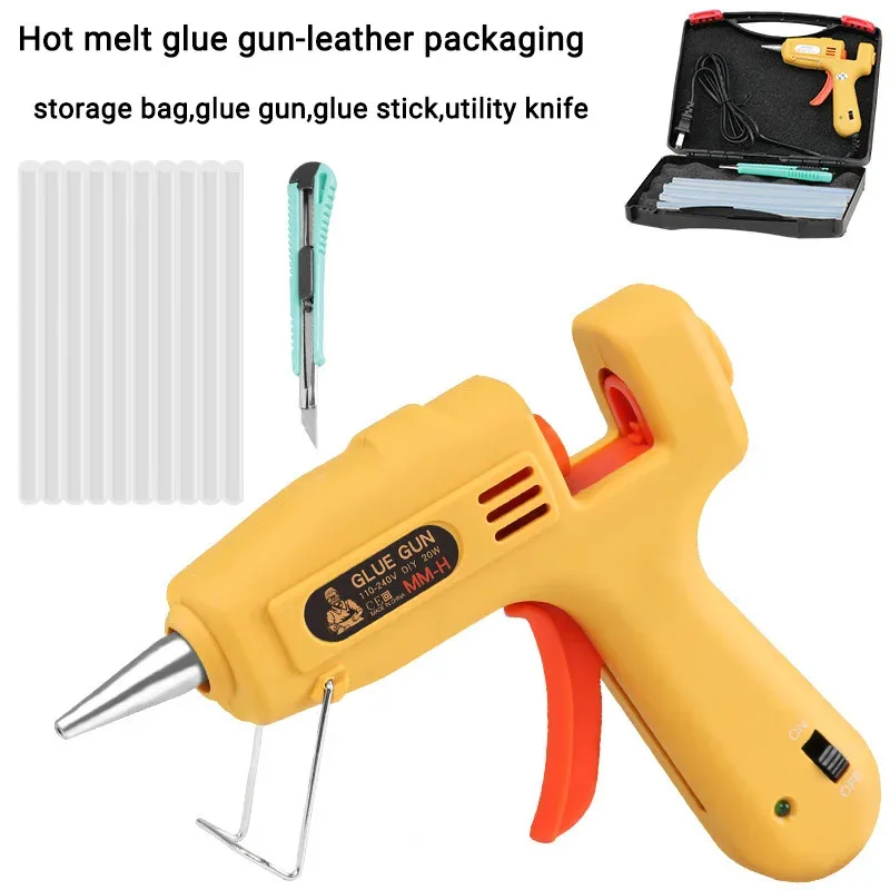 adjustable-temperature-hot-melt-glue-gun-no-drip-design-for-home-diy-craft-with-glue-sticks