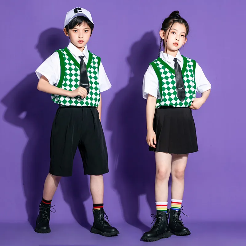 Graduation Clothing Primary School Games Opening Ceremony British Academy Style Children's Cheerleading Uniform