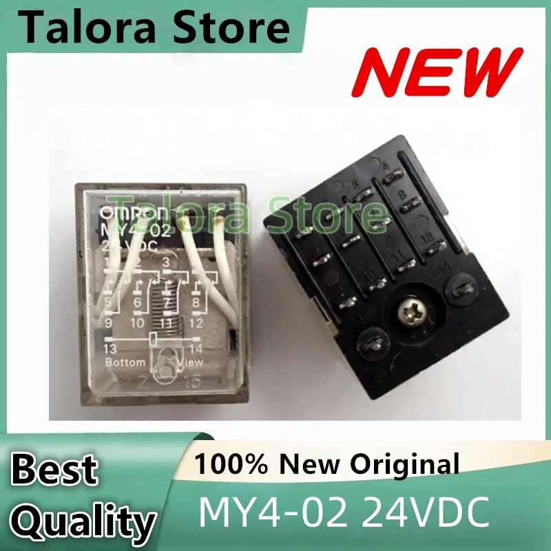 1pcs/lot MY4-02-24VDC MY4 24VDC 14pin Brand new in stock