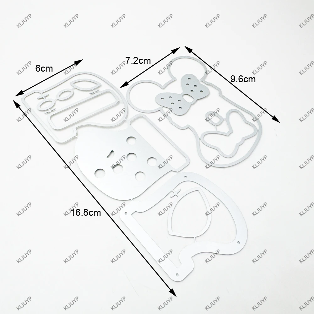 KLJUYP SBW Strümpfe Shaker Metall-Stanzformen Schablonen für DIY Scrapbooking/Album Dekorative Prägung DIY Papierkarten – Detail 4
