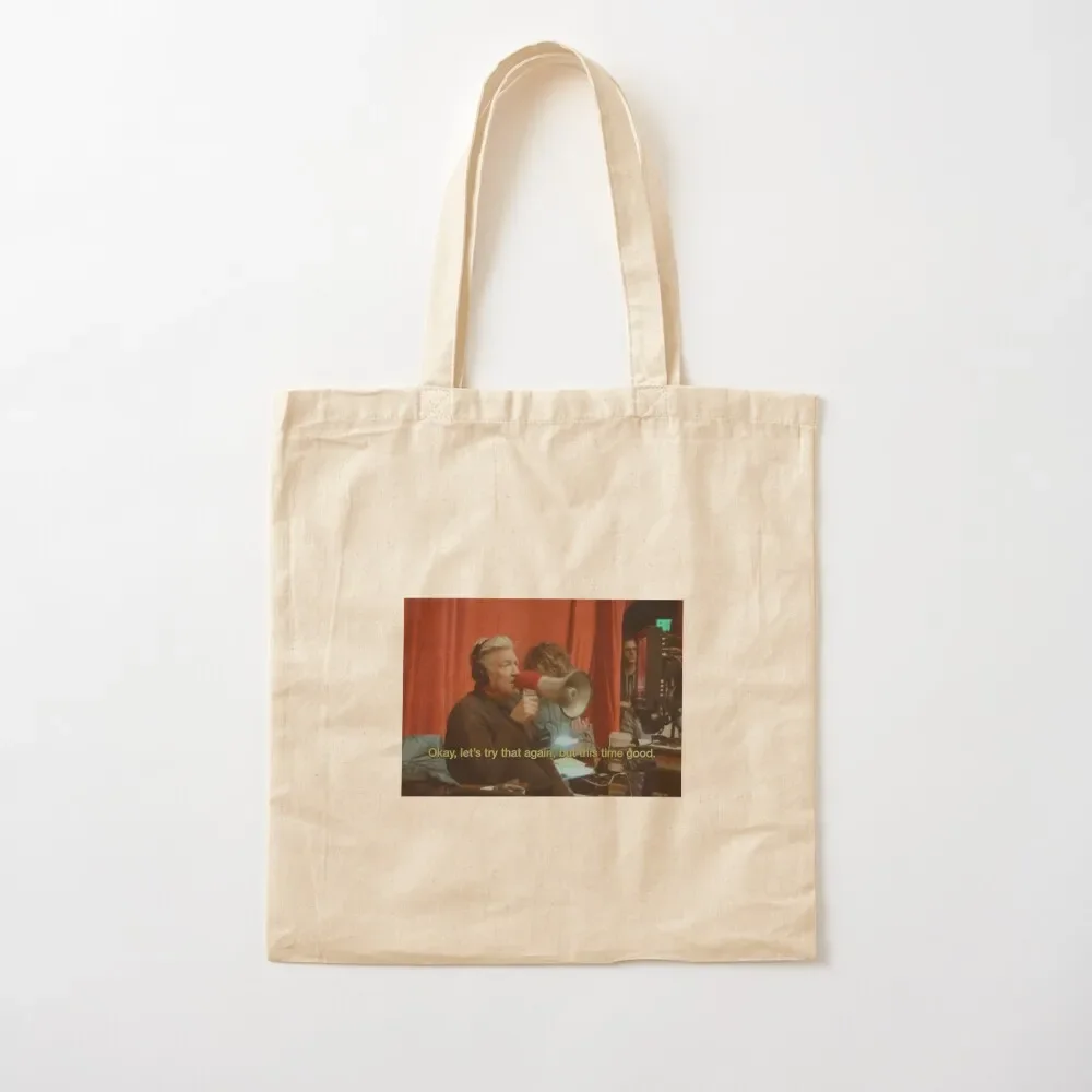 

David Lynch ok, let's try that again, but this time good Tote Bag Woman shopper bag custom fabric bag Shopper