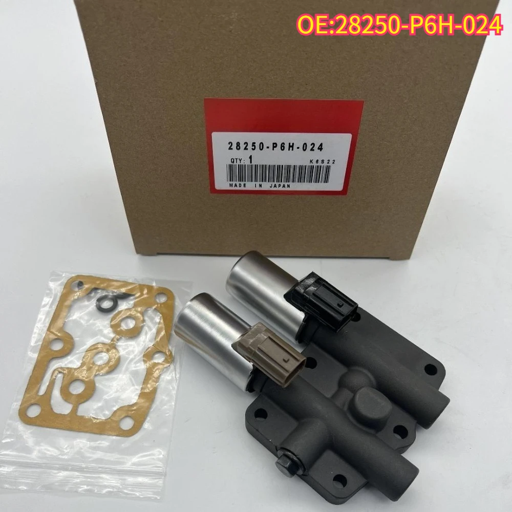 

High quality New For 28250-P6H-024 Transmission Dual Linear Solenoid Valve & Gasket For Honda Accord Odyssey Acura 28250P6H024
