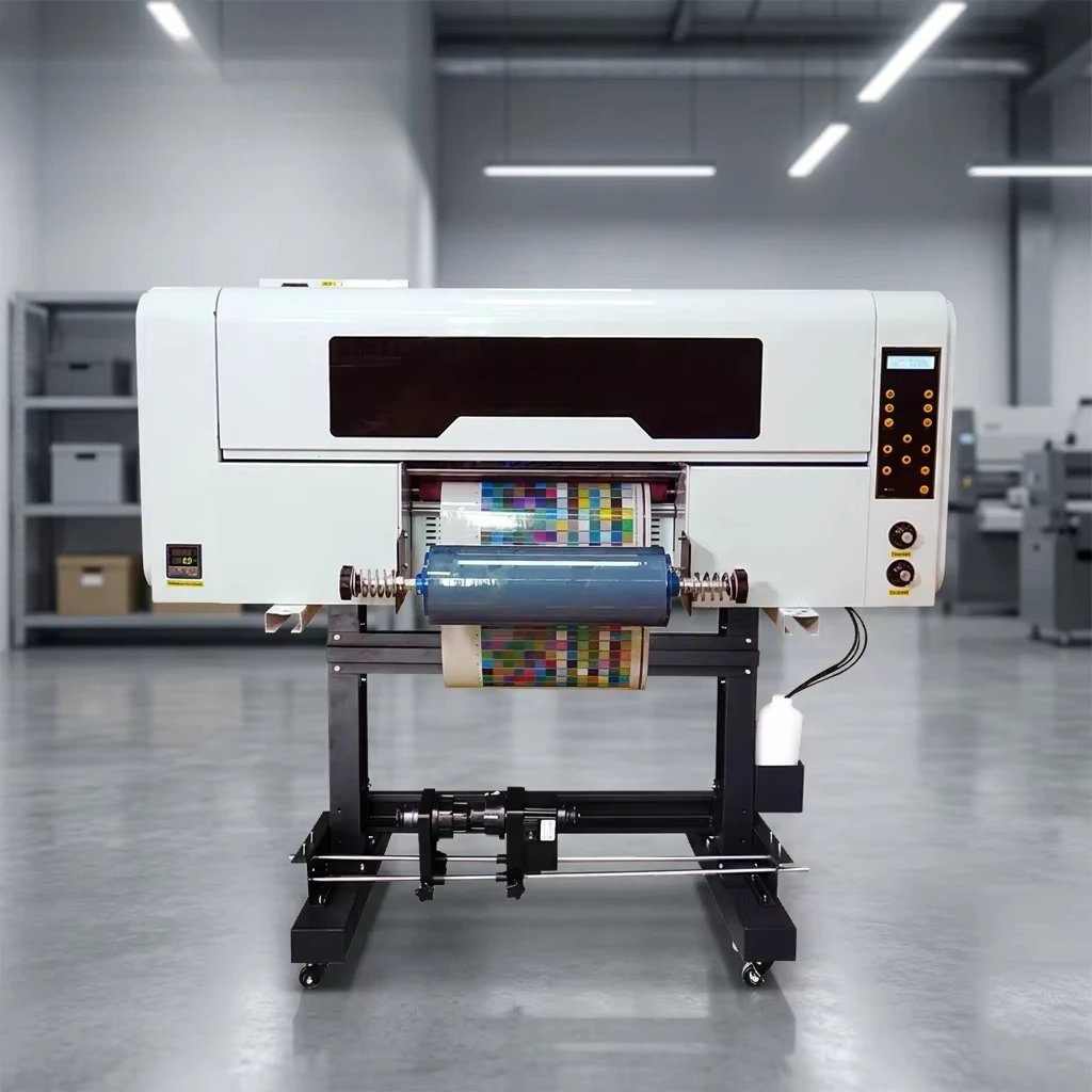 Crystal Label UV DTF Printer A3 Desktop UV DTF Printing Machine for Sticker Logo Glass Metal Plastic Printing