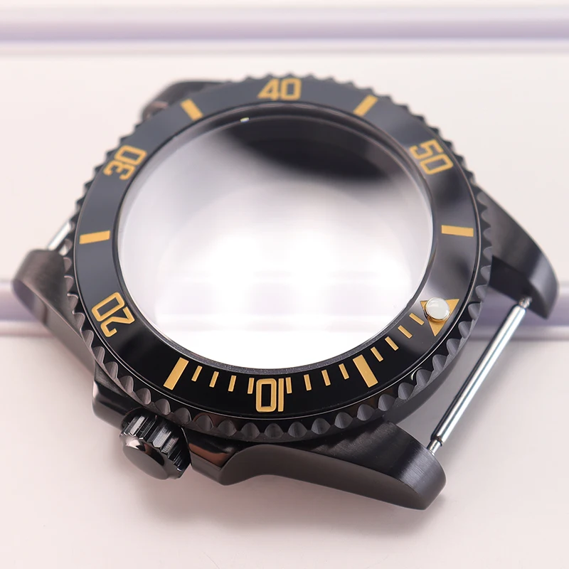 حافظة 40 ملم هيكل NH35 ميكانيكي عالي الجودة 316 من الفولاذ المقاوم للصدأ متوافق مع ملحقات NH34/NH36 Eta2824