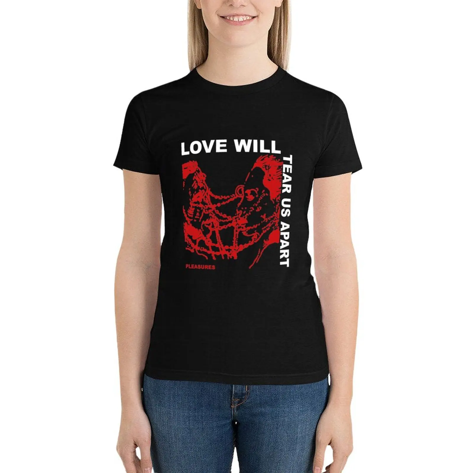 Lil peep Love Will Tear Us Apart T-Shirt korean fashion tees Women t-shirts