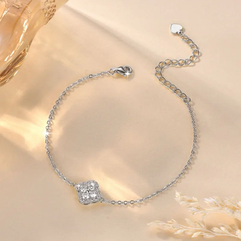 2026 Ehhai Zertifiziertes VVS1 D-Farben Moissanit-Armband mit Rundschliff für Damen, 14k Goldgefüllte Ketten für Hochzeit, Edles Schmuckgeschenk – Detail 1