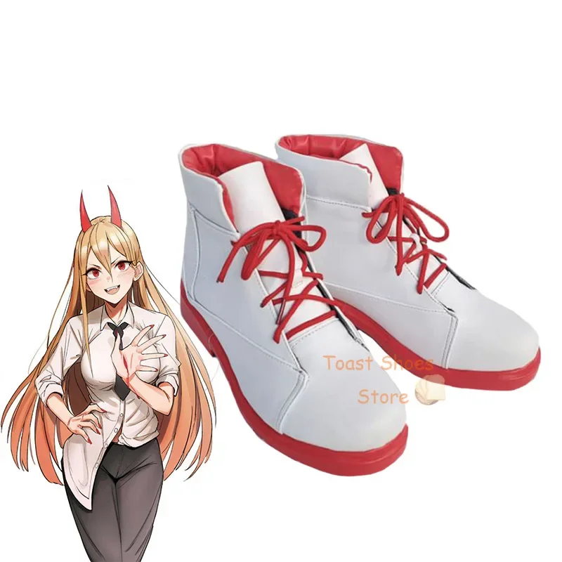 Zapatos de motosierra de Anime para hombre, juego de rol de Comic, Cosplay de Halloween, utilería, zapatos geniales