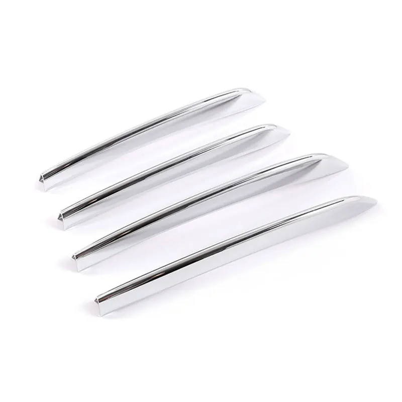 For Mercedes Benz GLC Class X253 2020 ABS Chrome Car Front Fog Light Lamp Strips Air Intake Grille Cover Protective Trim