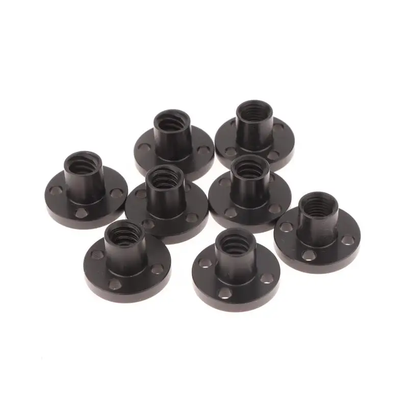 2 pezzi stampante 3D asse Z T8 motore trapezoidale dadi dado POM piombo 1MM 2MM 4MM 8MM per vite di piombo